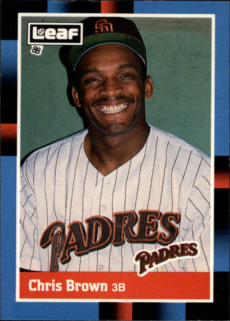 1988 Leaf/Donruss Baseball Cards       221     Chris Brown